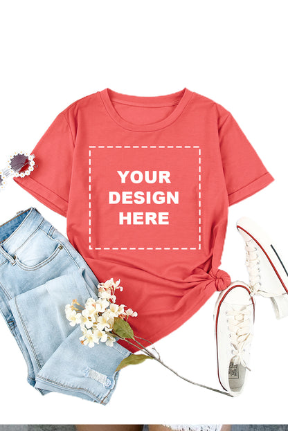 Blank Apparel - T-shirt ras du cou kaki uni personnalisé