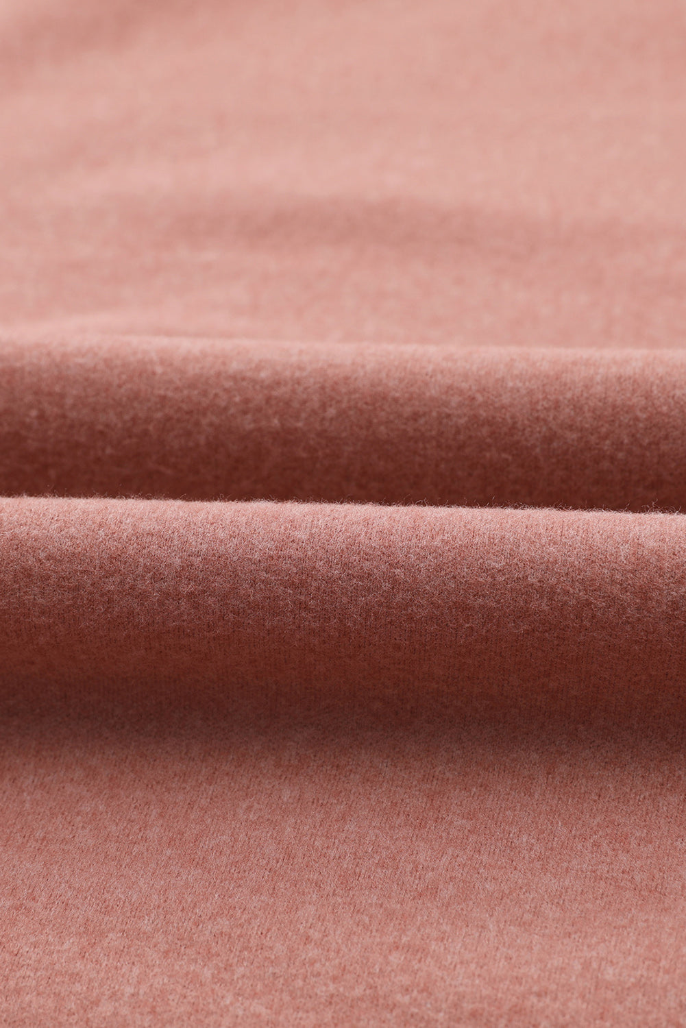 Brown Waffle Knit Patchwork Drawstring V Neck Hoodie