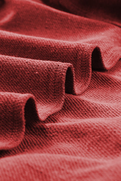 Sweat à capuche gris délavé avec cordon de serrage et poche kangourou