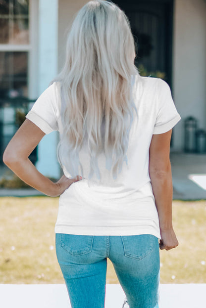 T-shirt graphique « Je suis super joyeux et lumineux »