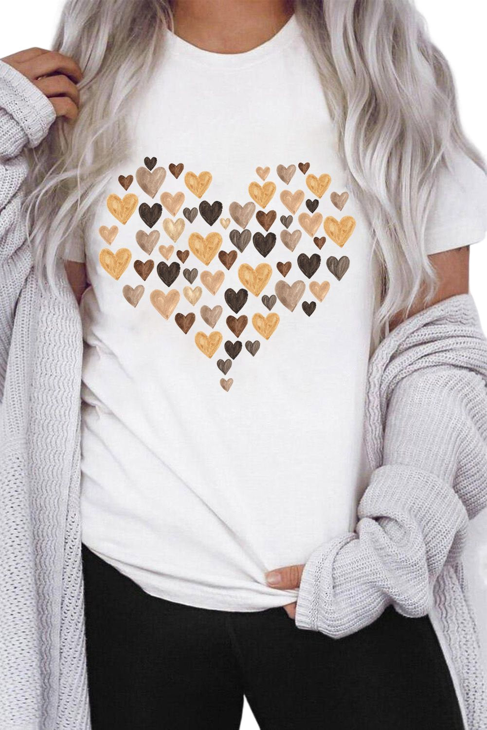 all you need is love Valentines Kisses Graphic Tee