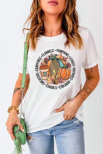 T-shirt décontracté à imprimé animal « Its Fall Yall »