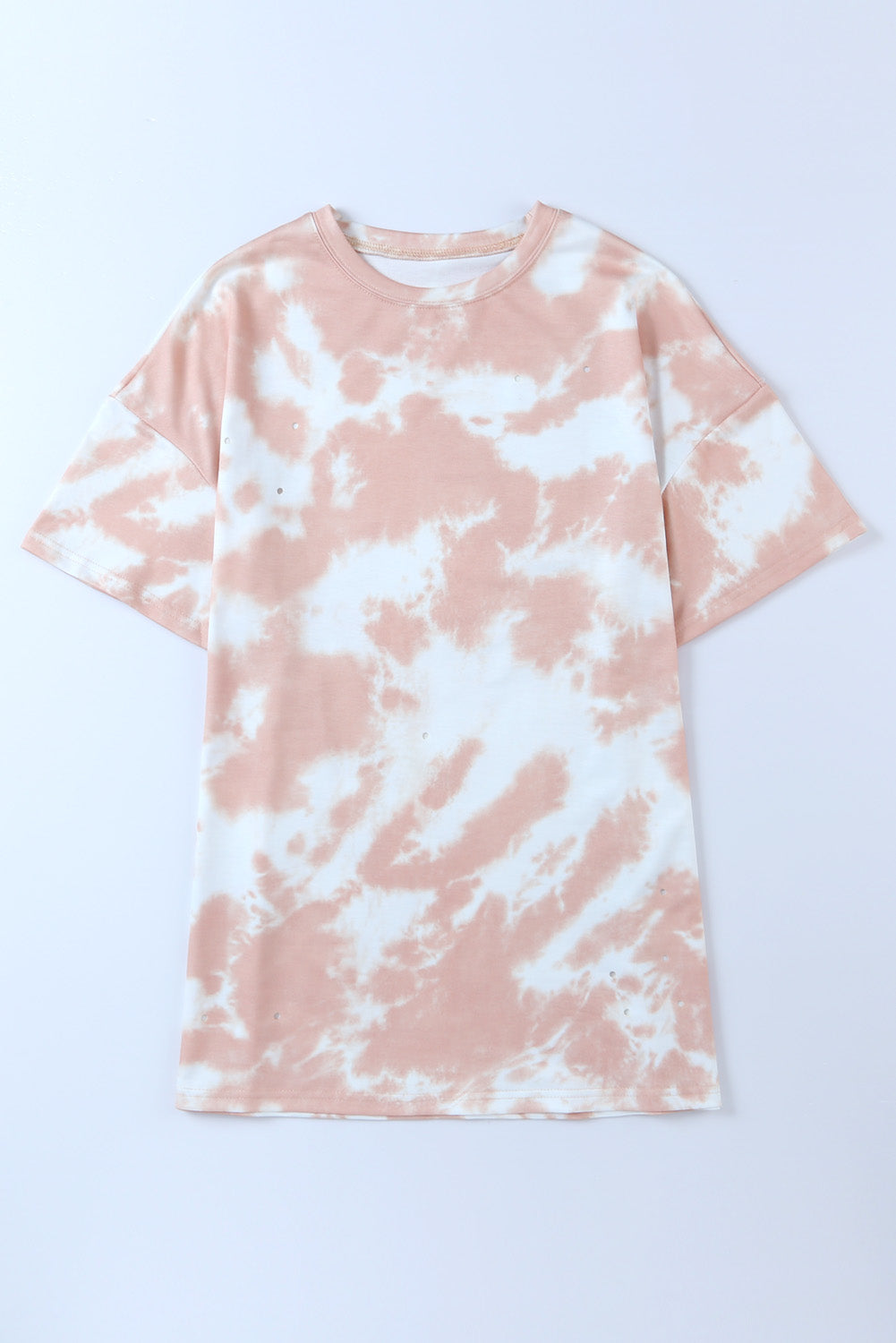 Tie-dye Round Neck Short Sleeve Top