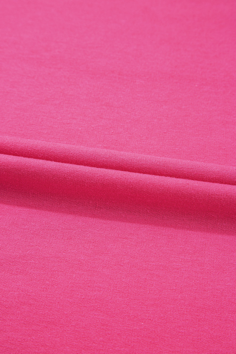 Rose Red Vibrant Striped Detail Athleisure 2pcs Short Set