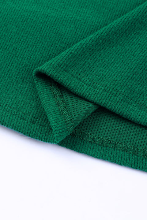 Beige Lace Crochet V Neck Long Sleeve Top