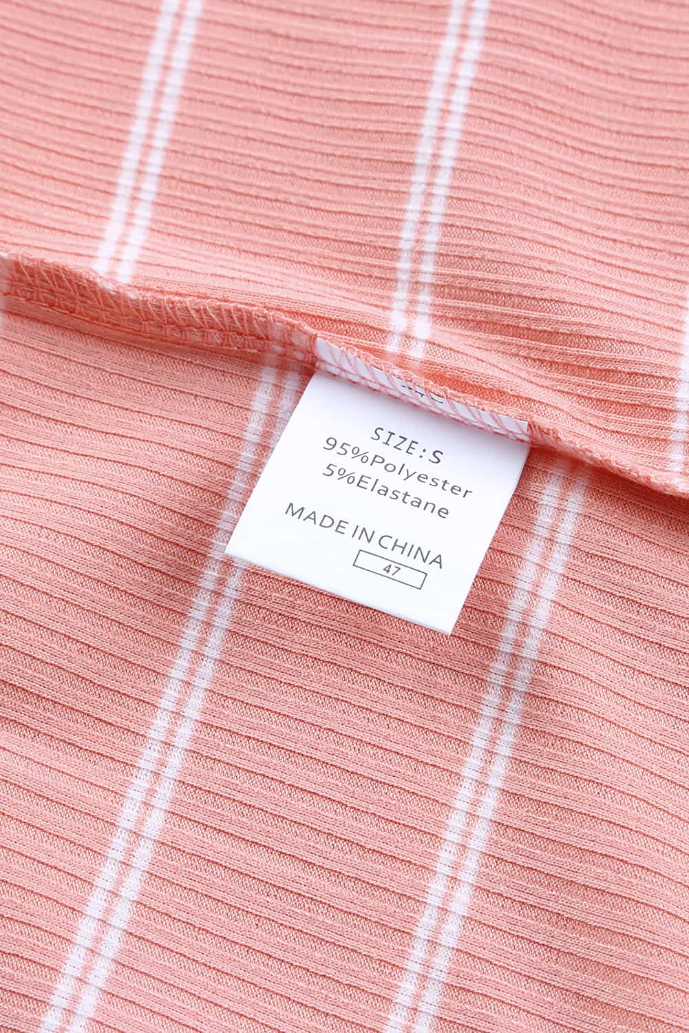 Pull rayé en tricot côtelé à poignets color block