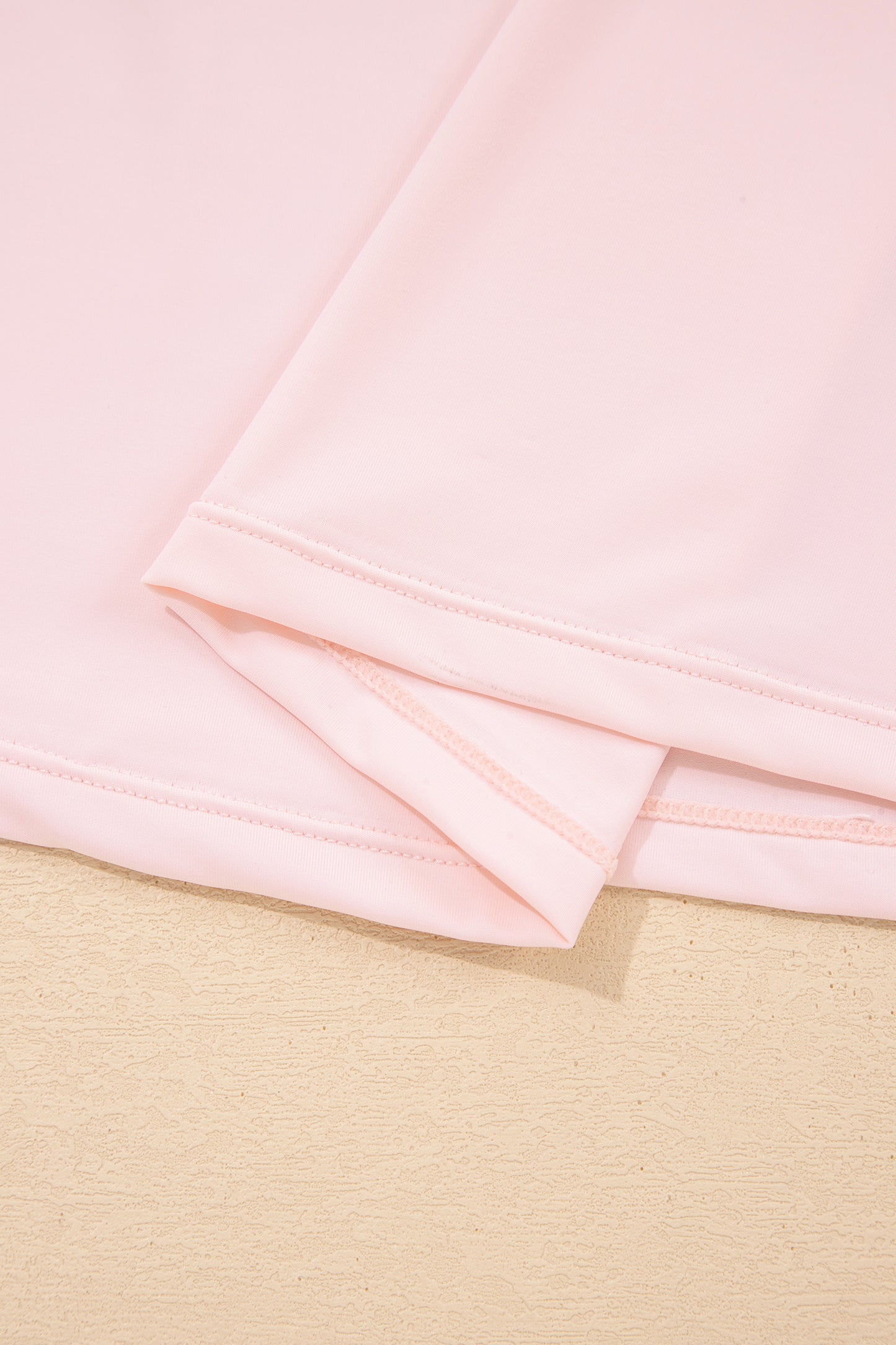Pink Plus Size Build-in Shorts Sleeveless Dress With Short Two Piece Set