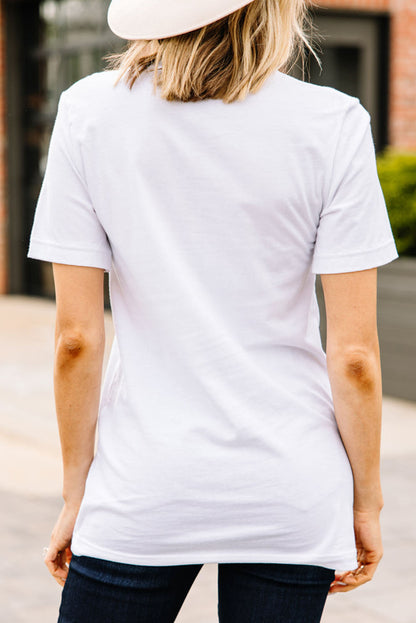 Haut à manches courtes graphique America Honey