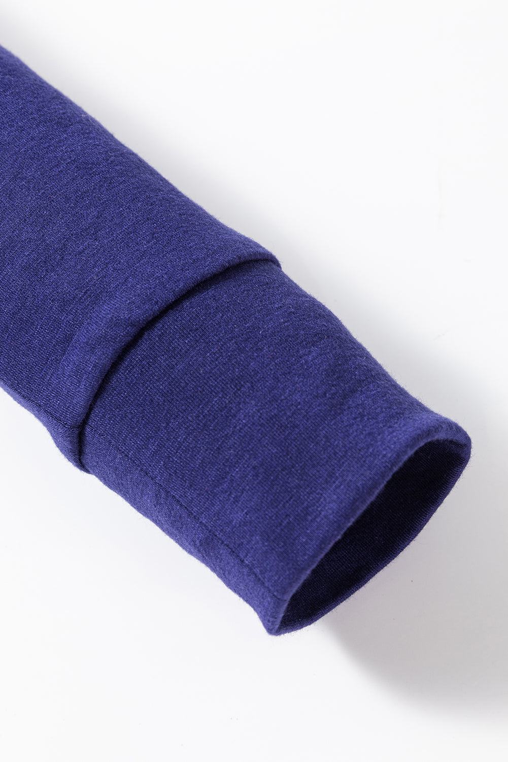 Ensemble deux pièces haut bleu uni et pantalon de Noël