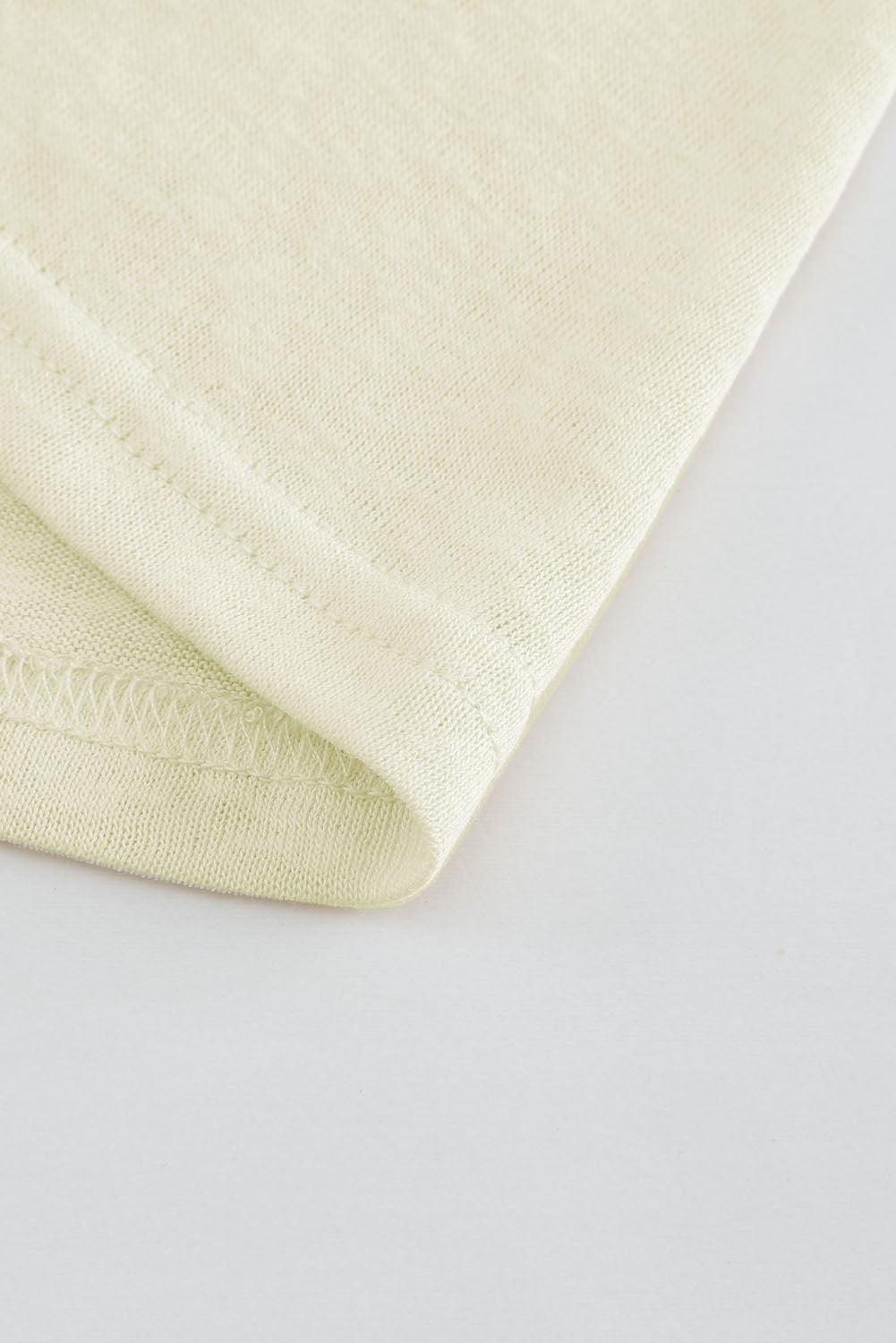 Cardigan ouvert à boutons de couleur unie beige