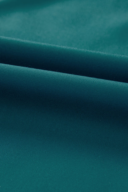 Robe courte à volants et col en V style bohème à fleurs et lacets, manches bouffantes et volants, Skobeloff