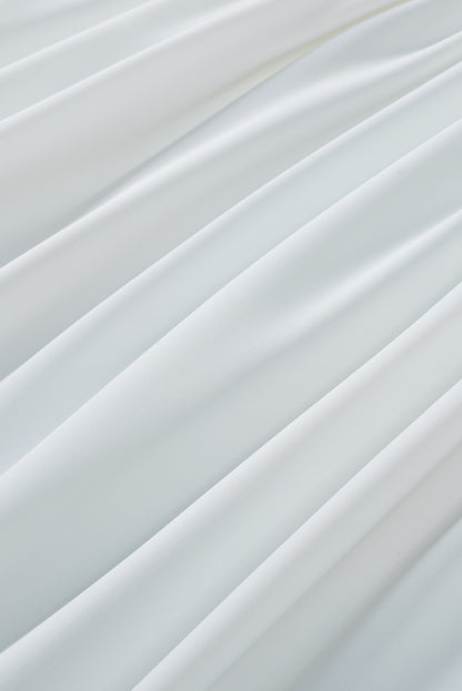 Chemisier à manches cloche et empiècements en crochet