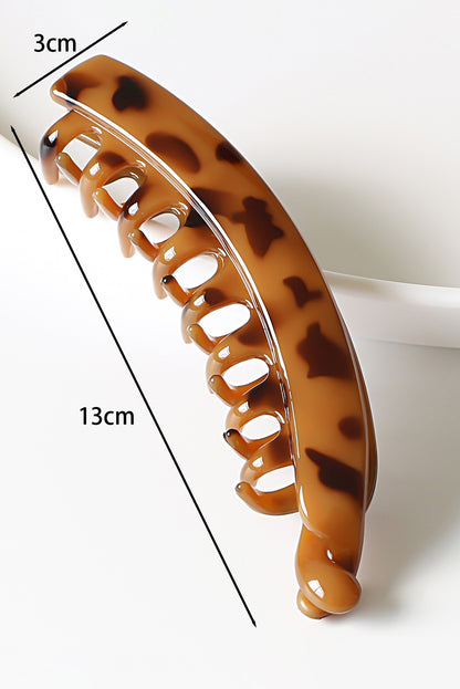 Pasador de pelo con estampado de leopardo