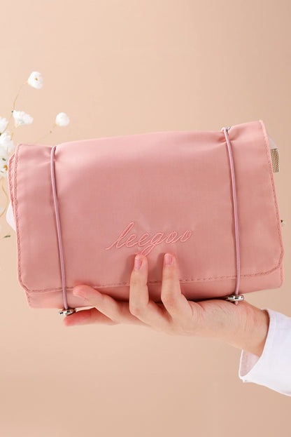 Rose Trousse de maquillage pliable 4 en 1 détachable Leegoo Peint