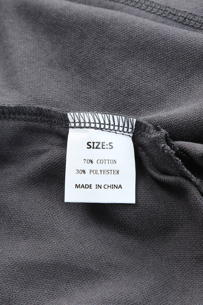 Haut dolman fendu à col en V