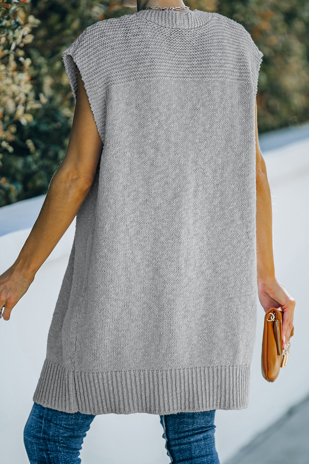 Gilet basique Cardigan Pull