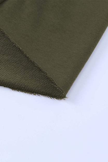 Sudadera corta con hombros caídos 