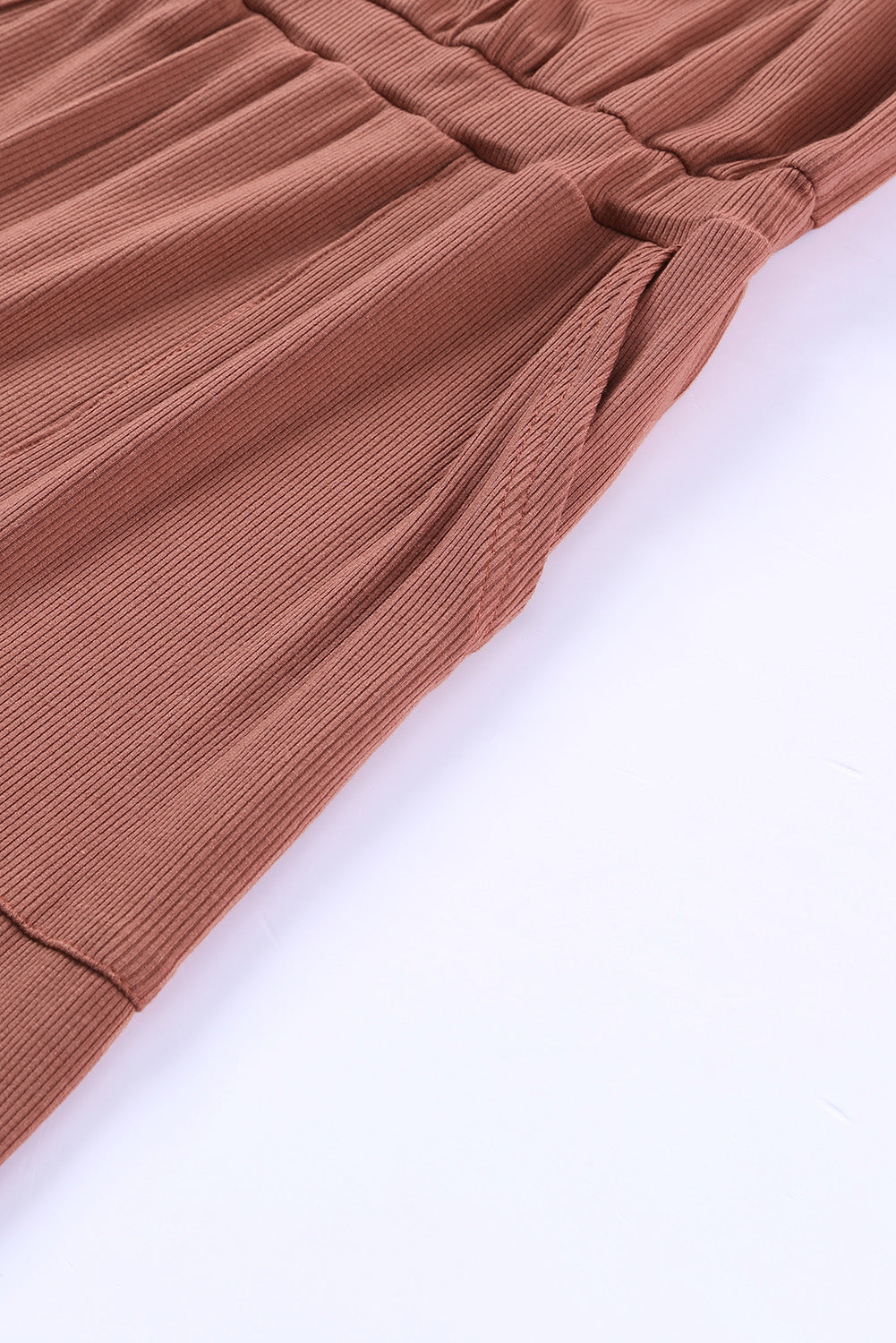 Mono de canalé de manga corta 