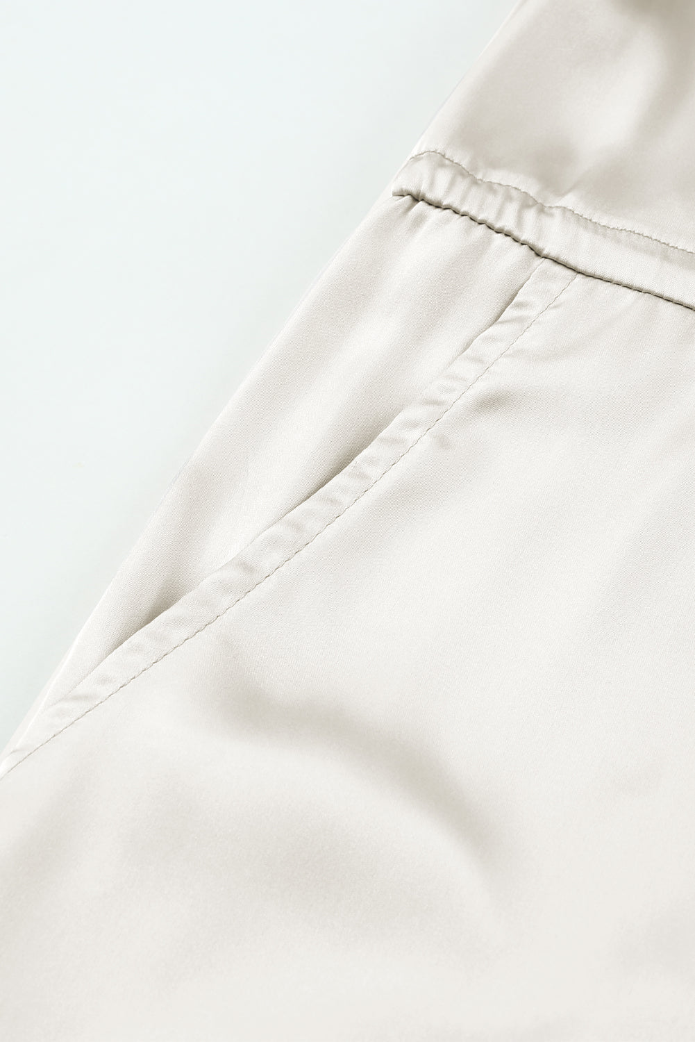 Combinaison à lacets, taille haute, manches longues, jambes larges 