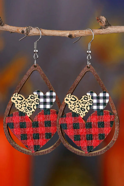 Heart Shape Hollowed Valentine's Day Earrings