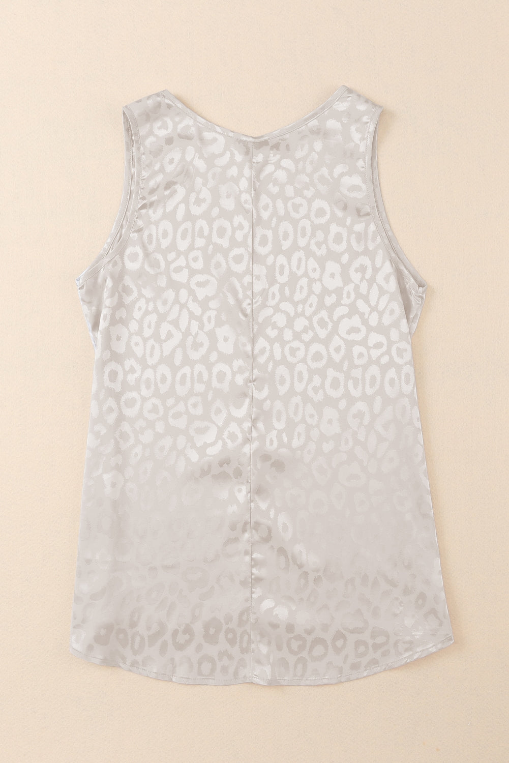 Satin Leopard Tank Top