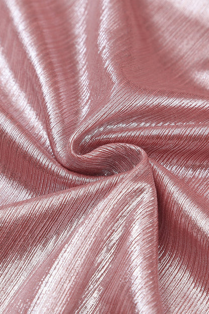 Copper Textured Oversize Foil T-Shirt