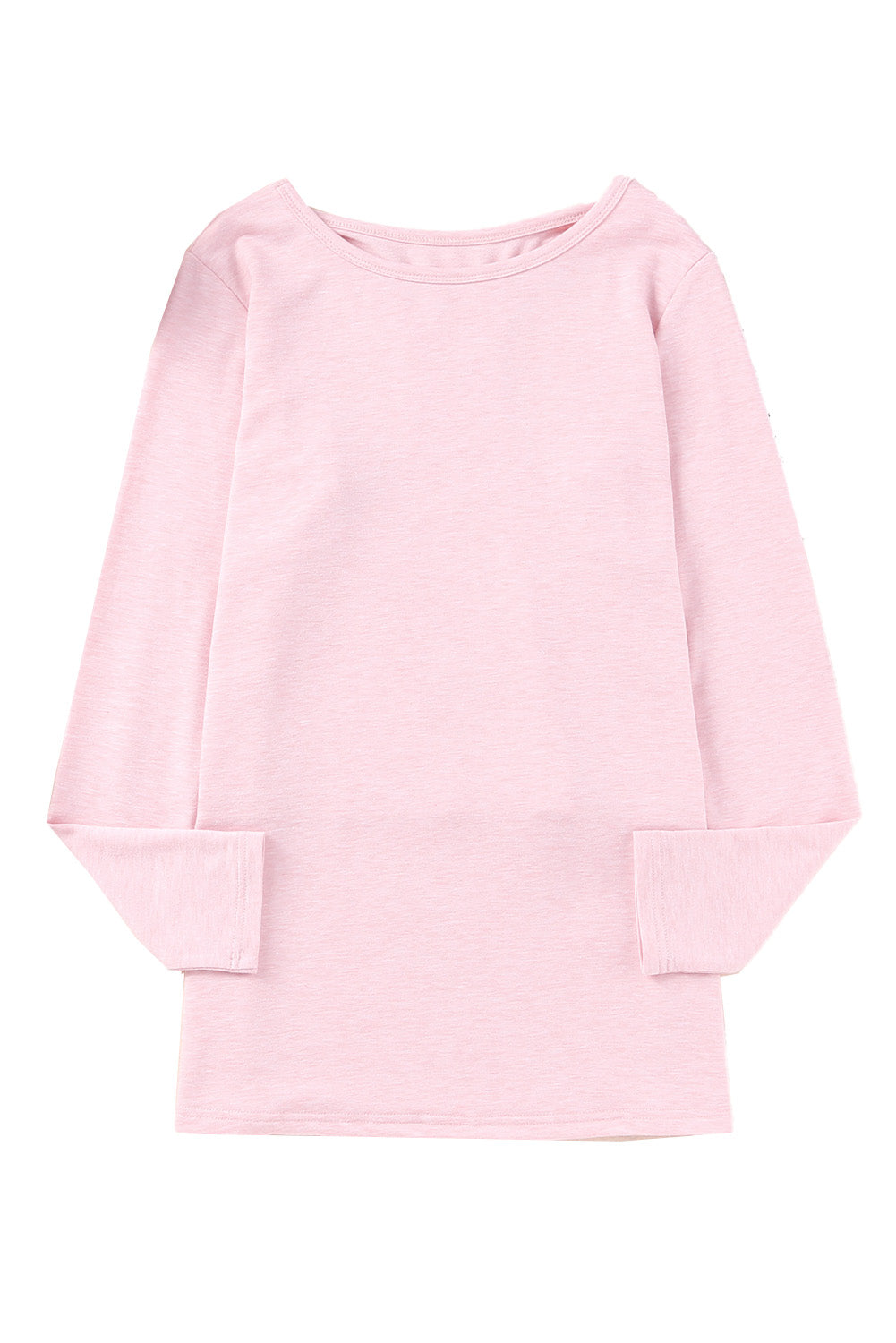 Top tejido de manga larga con espalda abierta