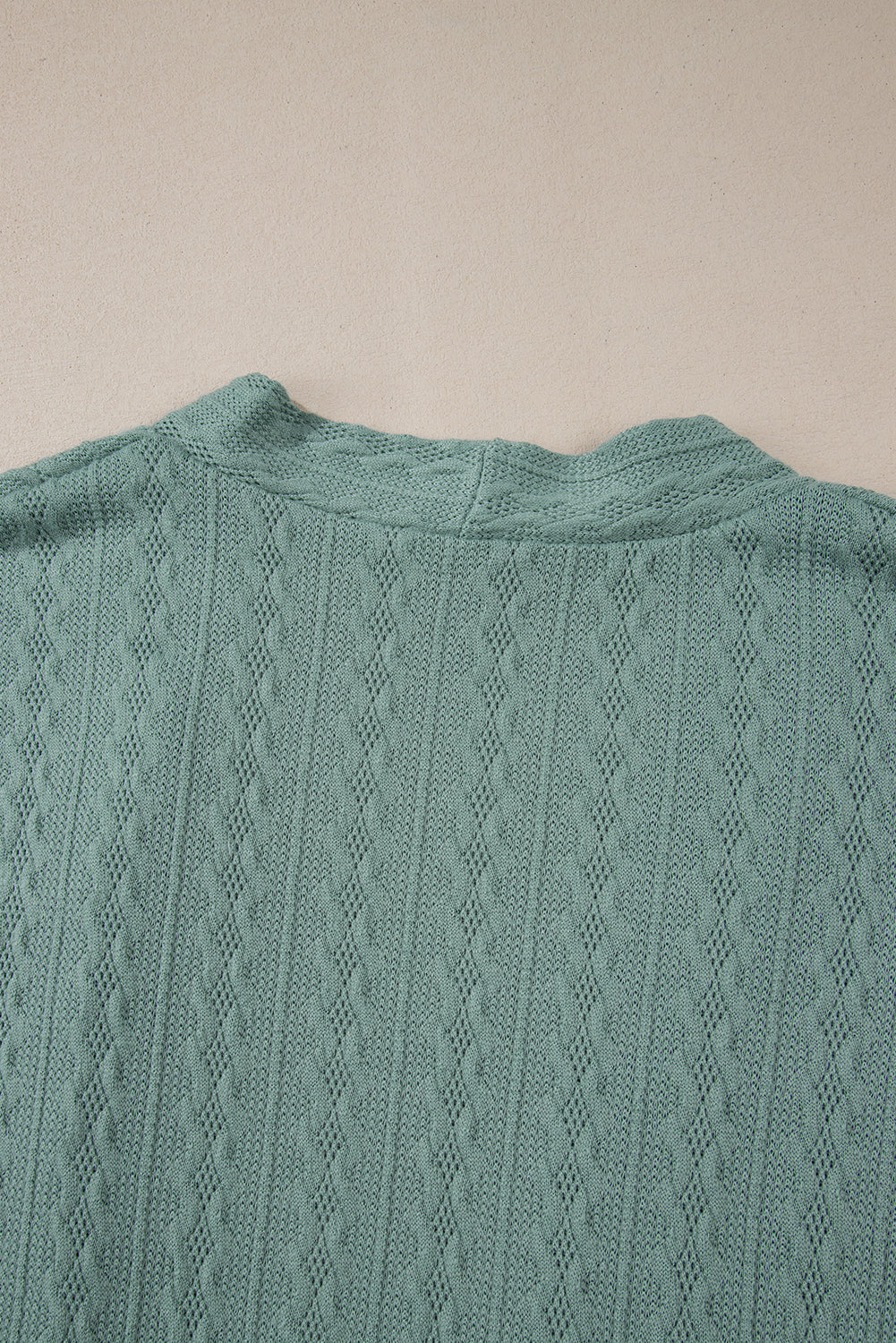 Cardigan ouvert sur le devant en tricot texturé Canton avec poches latérales