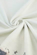 Multicolor Vintage Bleached Tie Dye Long Sleeve Top