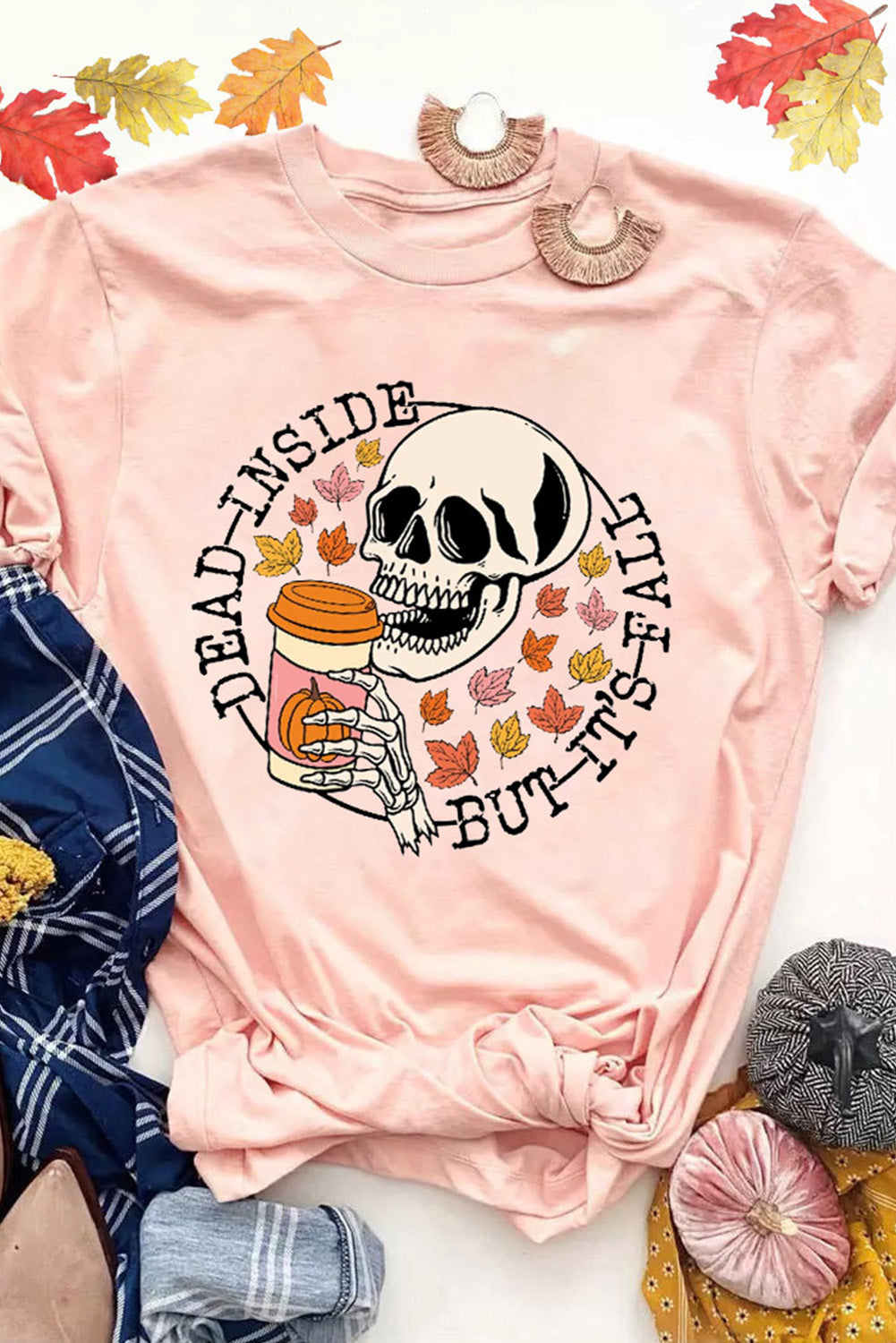 T-shirt à manches courtes avec imprimé graphique « It's Spooky Season »