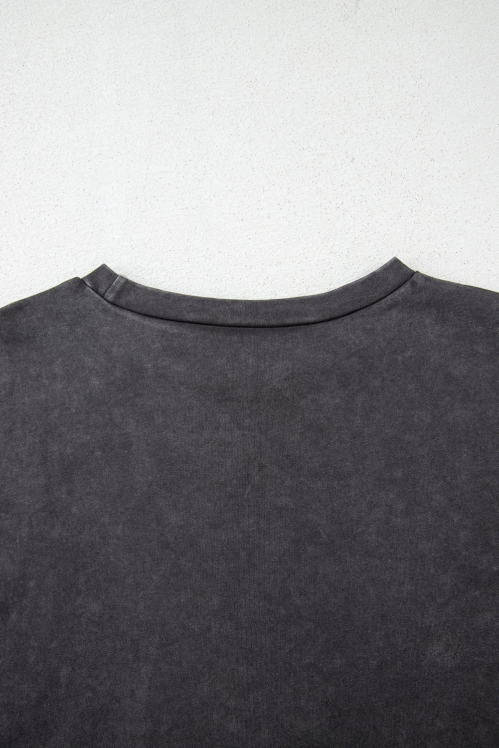 T-shirt graphique gris moyen à imprimé guépard vintage délavé minéral