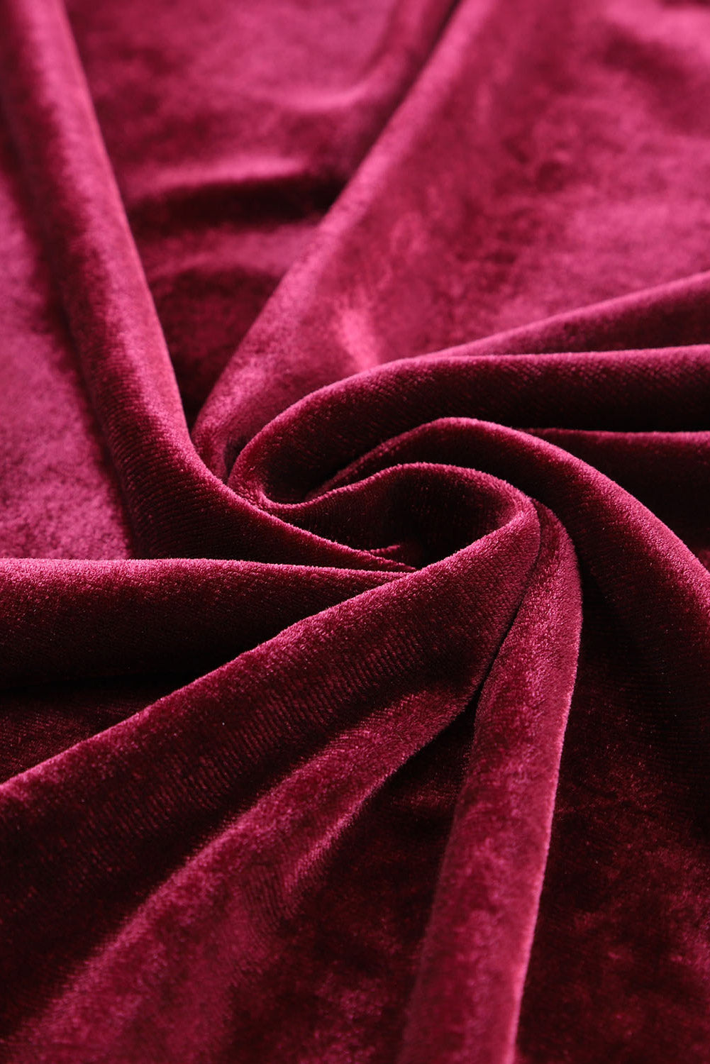 Ensemble de salon deux pièces en velours rouge feu 