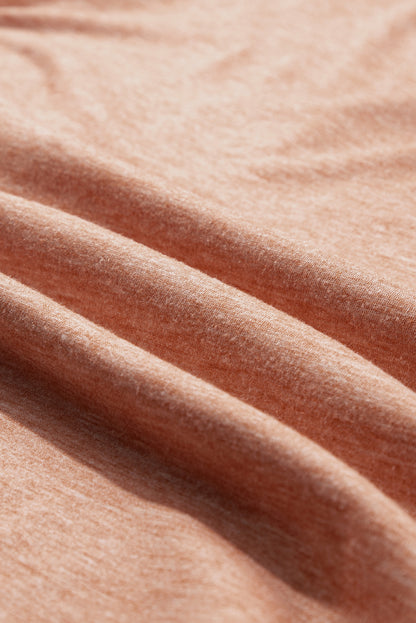 Haut dolman texturé à patch cœur et clous dorés du désert