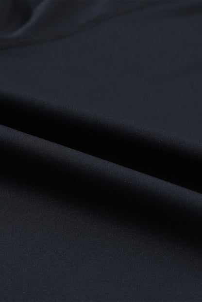 Leggings activos sin costuras con cintura arqueada gris