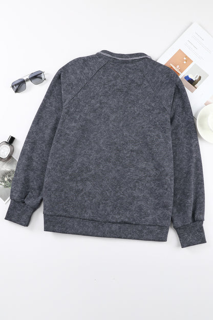 Chaqueta con botones y bolsillo con solapa lavada vintage roja