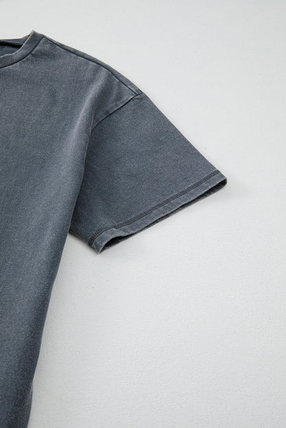 T-shirt graphique à motif bottes de cowboy western taille haute