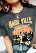 Camiseta gráfica de música vintage de NASHVILLE Tennessee
