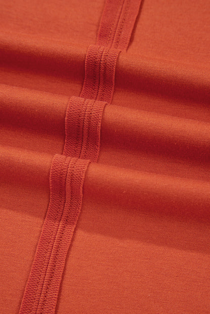 Chemisier à col rond et manches bouffantes à imprimé floral Desert Gold