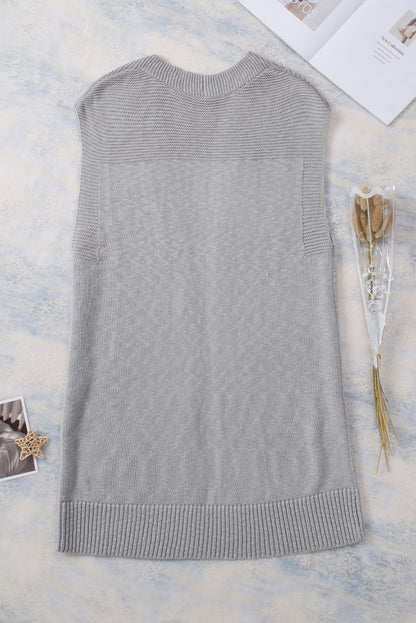 Gilet basique Cardigan Pull