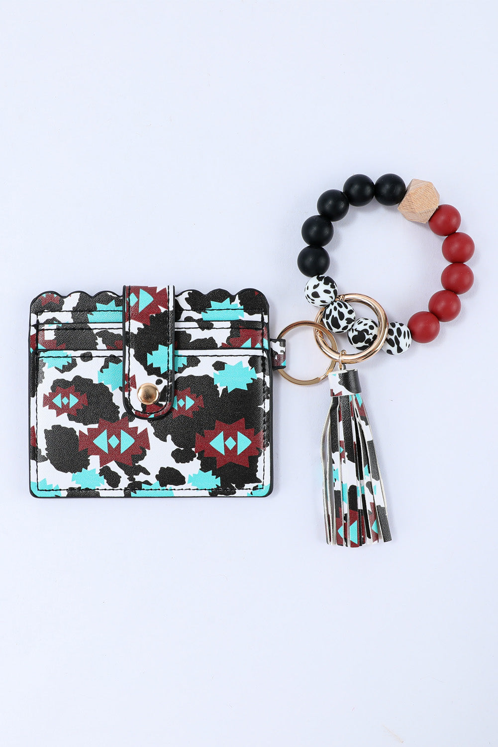 Llavero casual de moda occidental para tarjetas, pulsera y bolso 