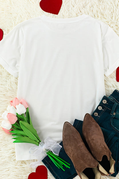 all you need is love Valentines Kisses Graphic Tee