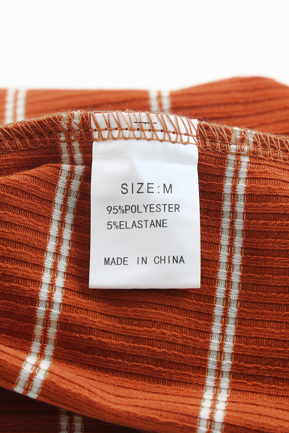 Pull rayé en tricot côtelé à poignets color block