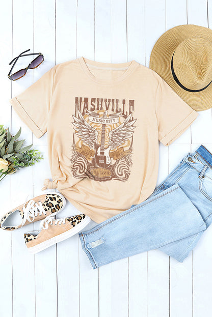 T-shirt à manches courtes avec imprimé graphique Santa Squad