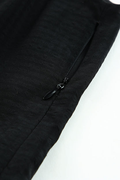 Vestido largo con tirantes finos y espalda con cordones