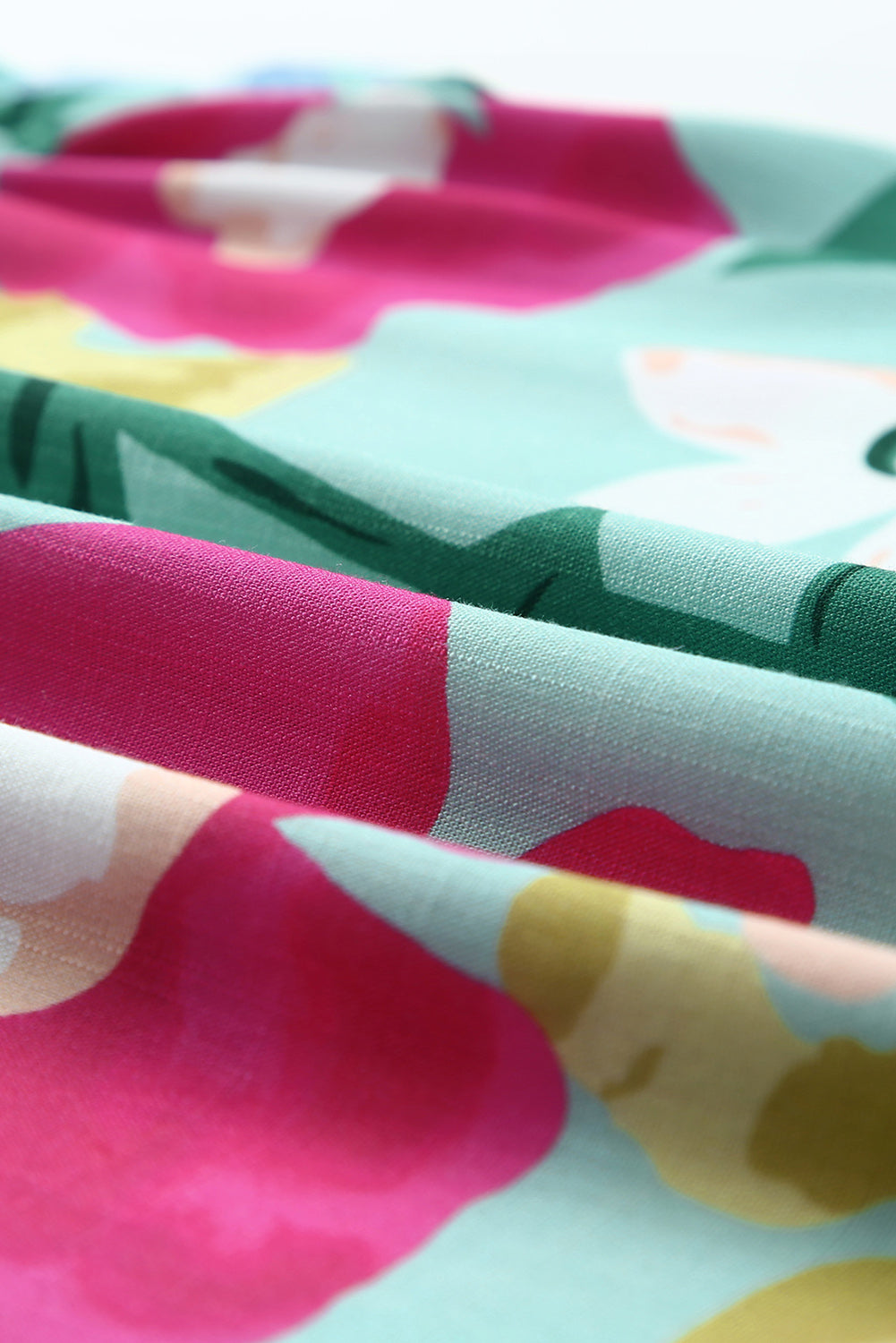 Débardeur à volants et imprimé floral