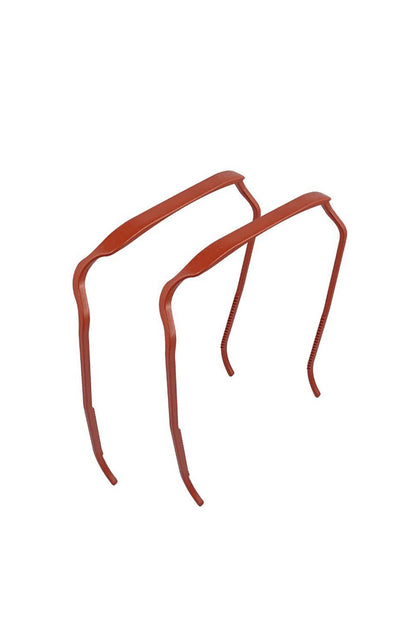 Silvery Thick Hair Squared Plastic Hair Hoop