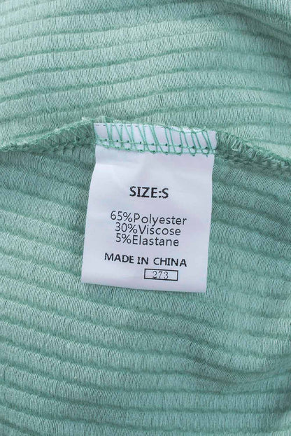 Sudadera con capucha holgada y cuello en V de canalé