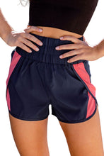 Smocked Elastic Waist Athletic Shorts
