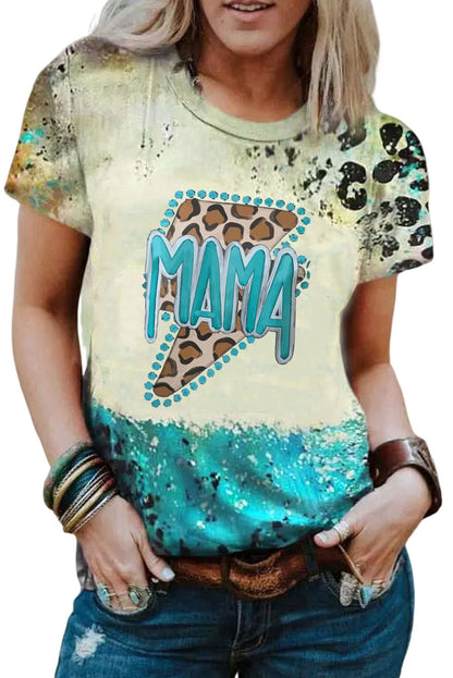 Just PRAY Camiseta con estampado de mezcla de moda occidental