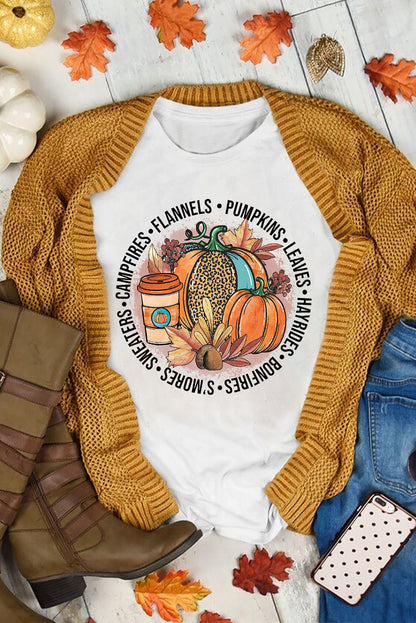 T-shirt décontracté à imprimé animal « Its Fall Yall »